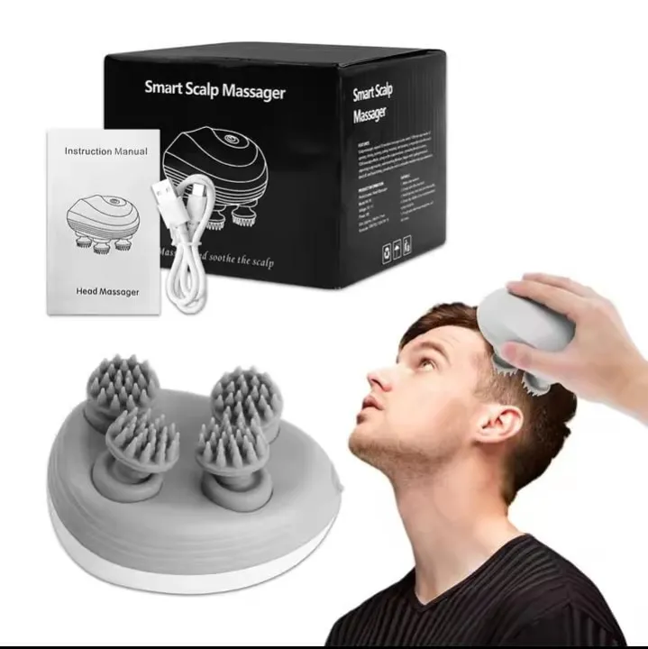 Portable Electric Head Massager with 96 Nodes – Stress & Pain Relief